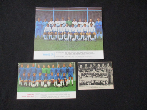 Barrow football magazine - barrow:,