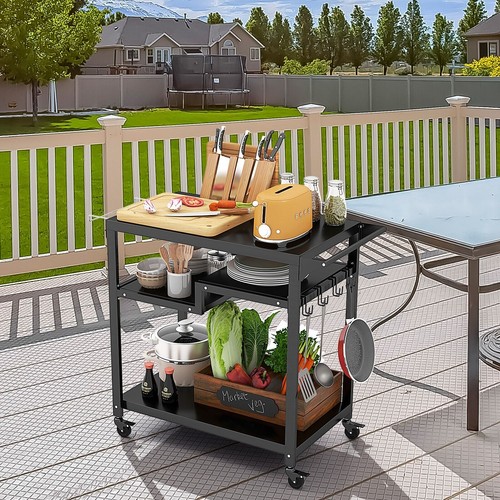 Portable grill cart - portable, outdoor