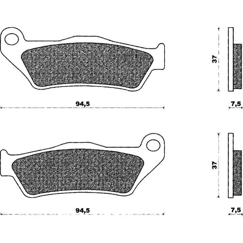 Pair brake pads aprilia - pair,