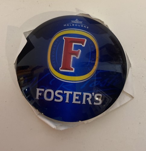 Fosters round lens pump badge - round,