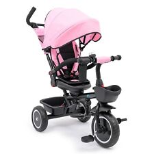 Kids Trike with Parent Handle Pink v3 6-In-1 Tricycle Push Bike 9m - 5 Years