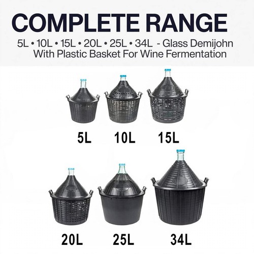 Glass carboy demijohn 5l - carboy,