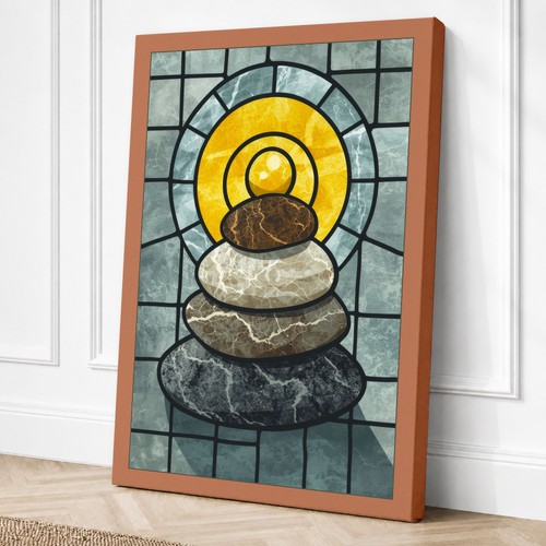 Contemplative saint glass - contemplative,