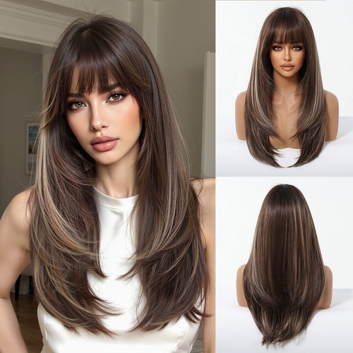 Costume wigs with bangs mixed - costume,