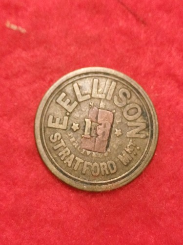 Vintage brass ellison - brass, e