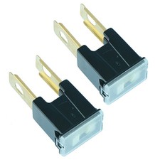 2 x 80A Black Male PAL Fuse