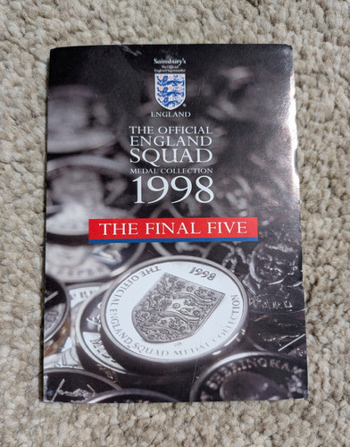 Official england squad 1998 - england,