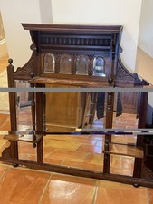 Antquite Carved Wood Over