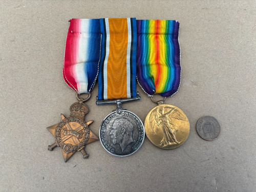 Ww1 medal trio - 61093, gnr