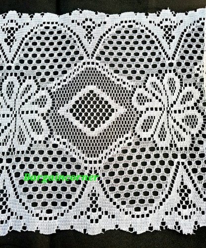 Rectangular polyester lace - polyester,