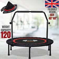 40'' / 48'' Foldable Mini Trampoline Fitness Jumper Rebounder Bouncer Exercise