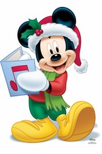 Mickey Mouse Christmas Carol Official Disney Cardboard Cutout - Xmas Party 