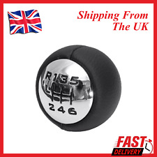 6 Speed Gear Stick Shift Knob Head Black Fits Peugeot 307 308 407 807 3008 5008