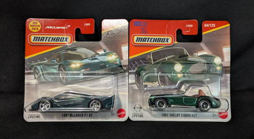 Matchbox pair 1997 mclaren - pair,