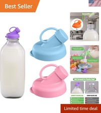 Set of 2 Silicone Bottle Caps