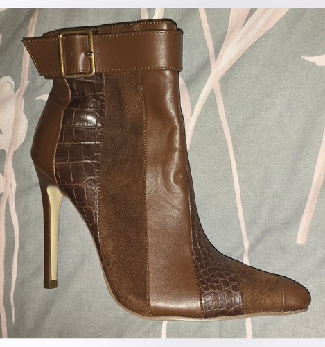 Brown size stilleto heeled - brown,