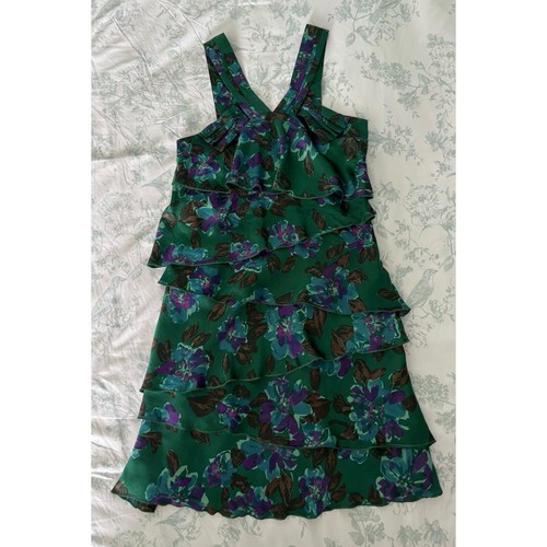Untold green floral silk - untold,