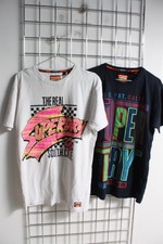 2 X Superdry Mens T-Shirt Job Lot Bundle - Size XS (A14)