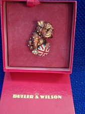 Butler and Wilson Dog Brooch