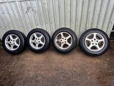 GENUINE 1997 VW TRANSPORTER T4 2.5 PETROL - 15" ALLOY WHEELS & TYRES - KBA43406