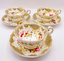 3 Tea Cups and Saucers in