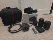 Canon EOS 200d Touch Screen DSLR Complete Kit + 2 Extra Lenses