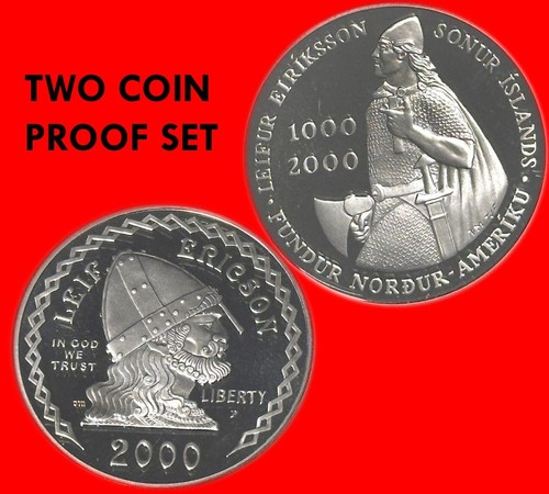 2000 proof coin leif - proof, 2