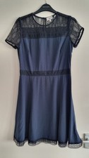Jack Wills Dark BLUE Dress Size 10. Light, No Stretchy.