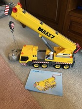 Playmobil 4036 Wheel Crane Construction Toy And Figure