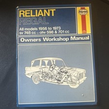 Reliant regal haynes workshop - haynes,
