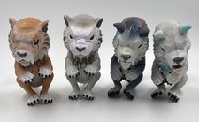 4 X Fingerlings UNTAMED Dire/sabre Tooth Wolf Interactive Figures. Test&Working.