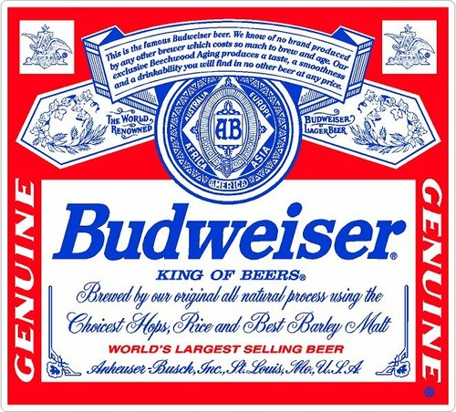 Budweiser beer lager - x,