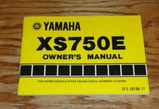 Original 1977 Yamaha XS750E