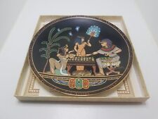 Egyptian Bradford Exchange legend of king tut plate "The Ancient Game of Senet"