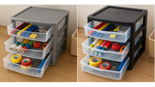 Drawer plastic storage tower - drawer,