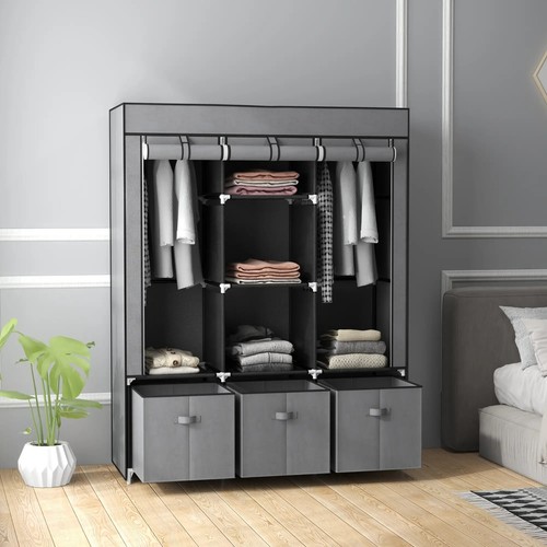 Industrial open wardrobe - industrial,
