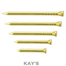 SOLID BRASS PANEL PINS PICTURE