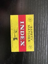 Index Safety Matches Vintage Matchbox Labels 
