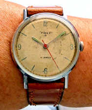 Gents 1960s Gt Britain SS Timex 21 jewels M72 Watch