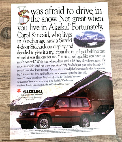 Suzuki sidekick frameable - suzuki,