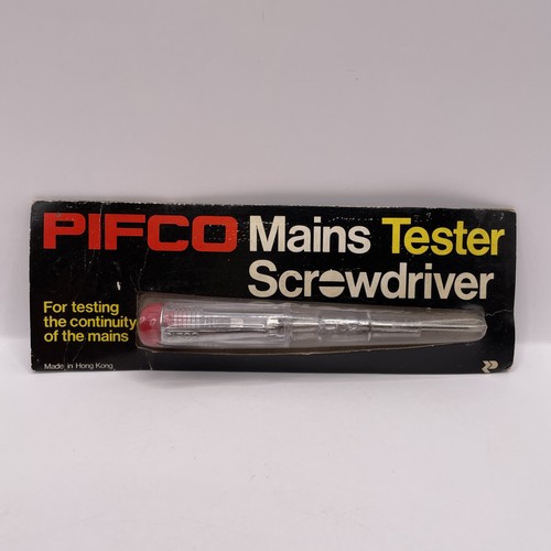 Pifco mains tester screwdriver - pifco,