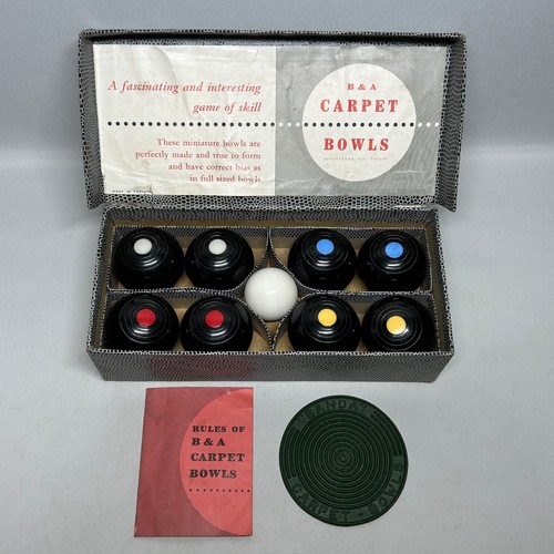 Vintage carpet bowls set - &,