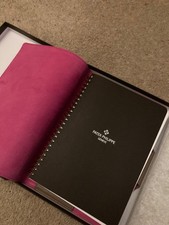 Patek Phillipe leather cover & notepad