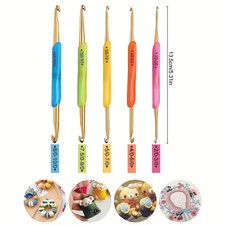 Ergonomic  Crochet Hook Double