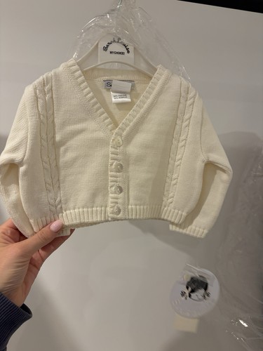 Baby girl ivory cream - cream, cardigan