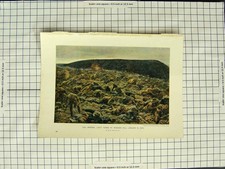 Original Old Vintage Print C1790-C1930 Colour Plate Light Horse Waggon Hill War