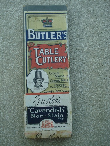 Vintage butler table cutlery - vintage,