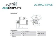 ENGINE STARTER MOTOR 0 986 013