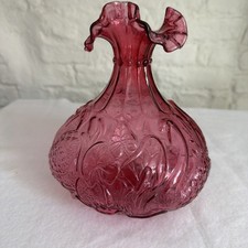 HTF Vintage Fenton Cranberry