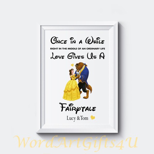Personalised engagement disney - personalised,